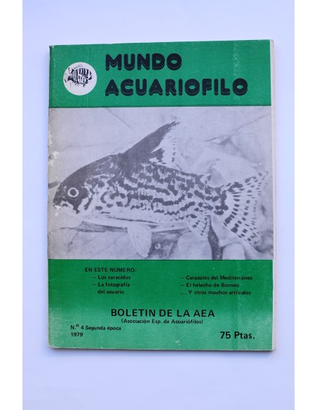 Mundo acuarófilo, nº 4. Segunda época, 1979