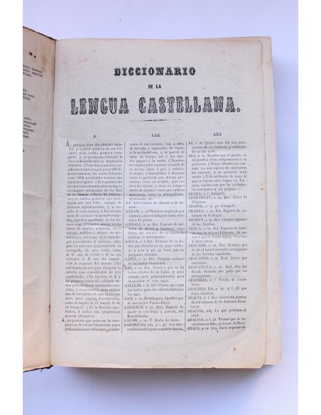 Novísimo diccionario de la Lengua Castellana. Tomo Primero