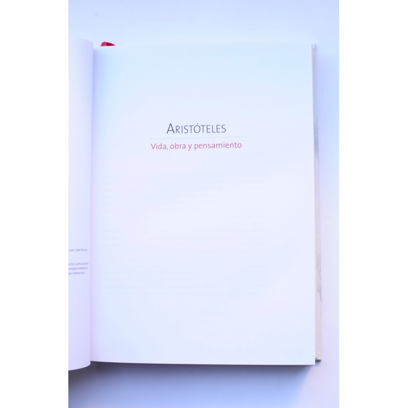 Aristóteles. Vida, pensamiento y obra