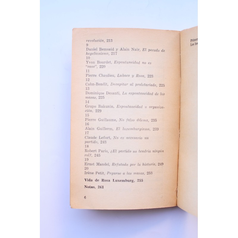Rosa de Luxemburg y la espontaneidad...