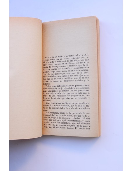 Cartas de un viajero solitario del siglo XX