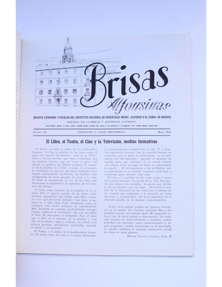 Brisas Alfonsinas, nº 22, Mayo 1962