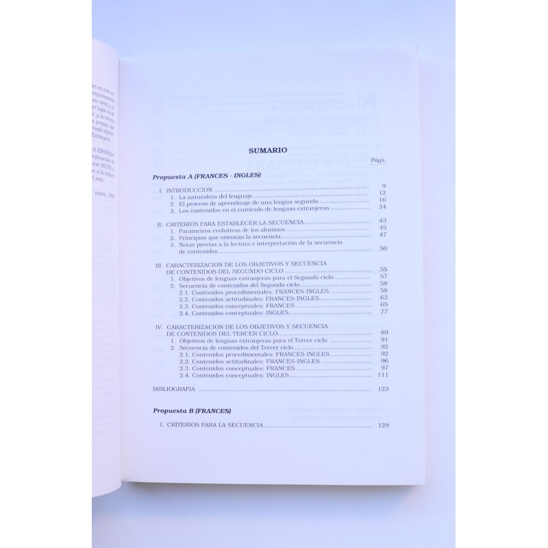 Propuestas de secuencia Lenguas extranjeras....