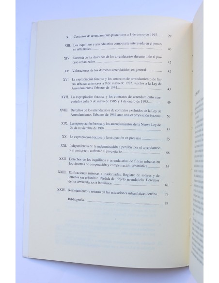 Los derechos de los arrendatarios de fincas urbanas en la gestión del planeamiento urbanístico