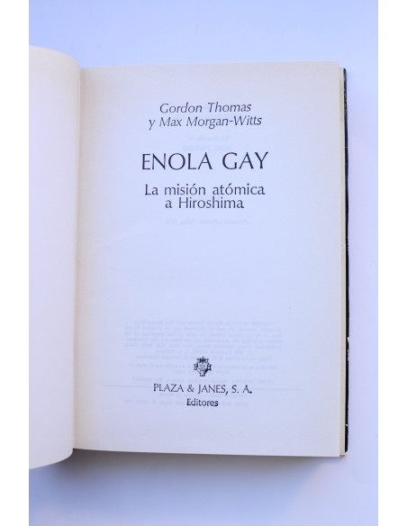 Enola Gay. La misión atómica de Hiroshima