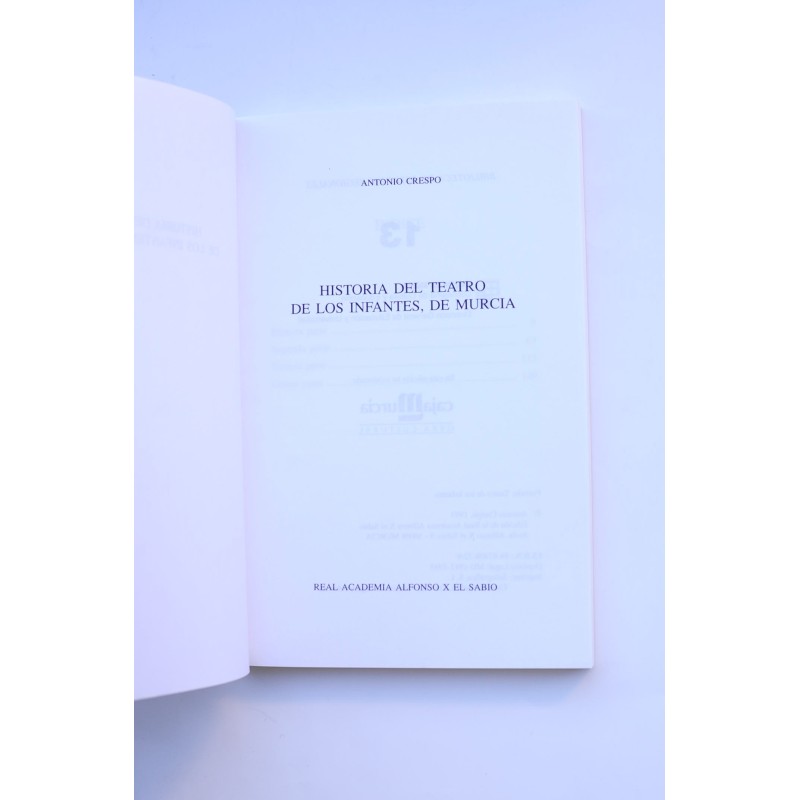 Historia del Teatro de los Infantes, de Murcia