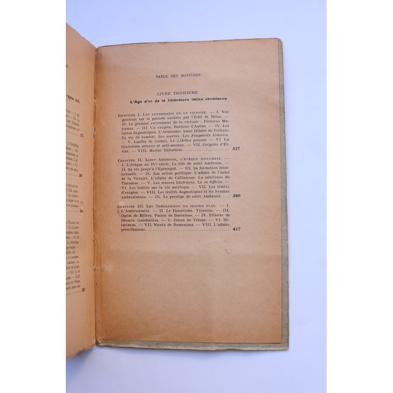 Histoire de la littérature latine chrétienne....