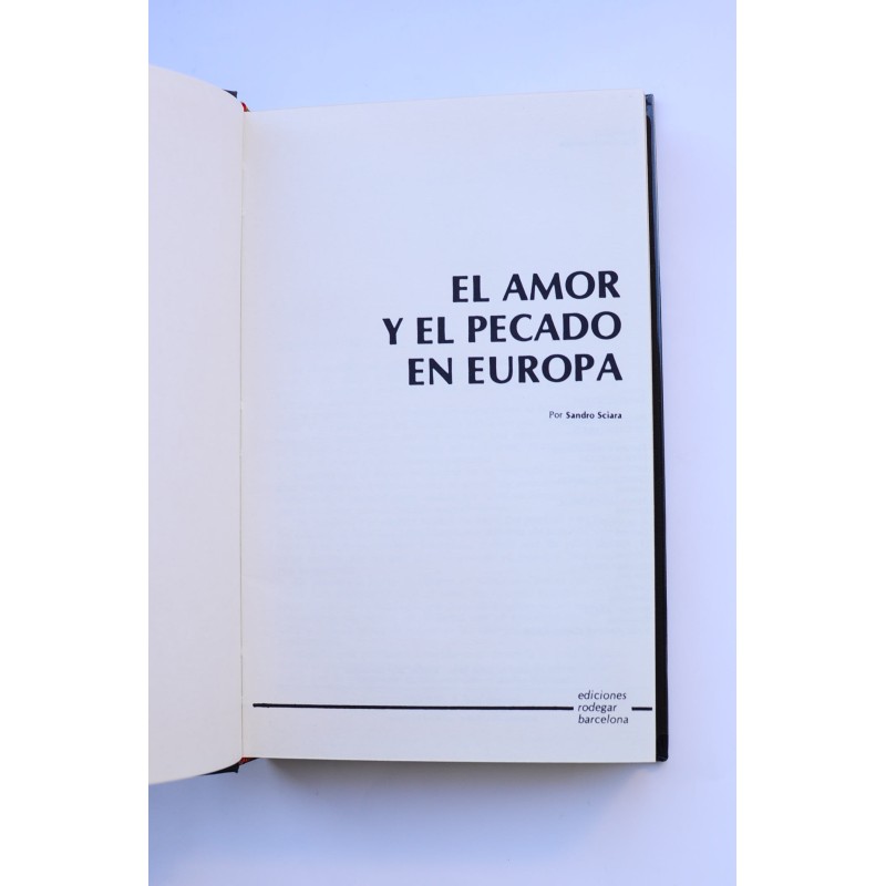 El amor y el pecado en Europa