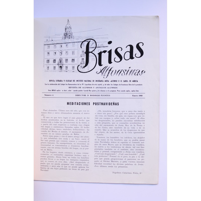 Brisas Alfonsinas, nº 4, Enero 1958