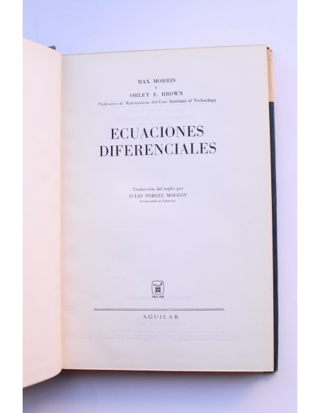 Ecuaciones diferenciales