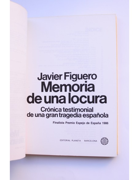 Memoria de una locura. Crónica testimonial de una gran tragedia española