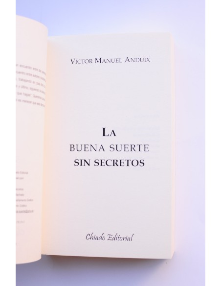 La buena suerte sin secretos