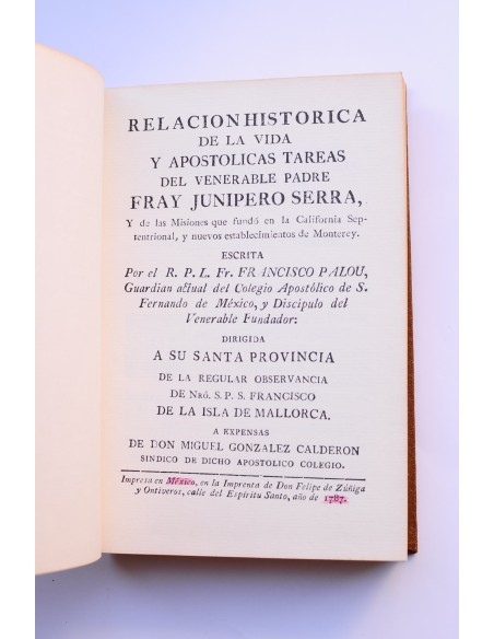 La vida de Junípero Serra