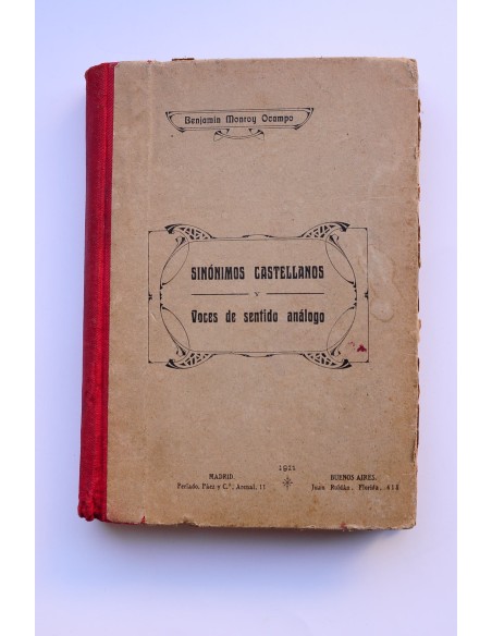 Sinónimos castellanos y voces de sentido análogo