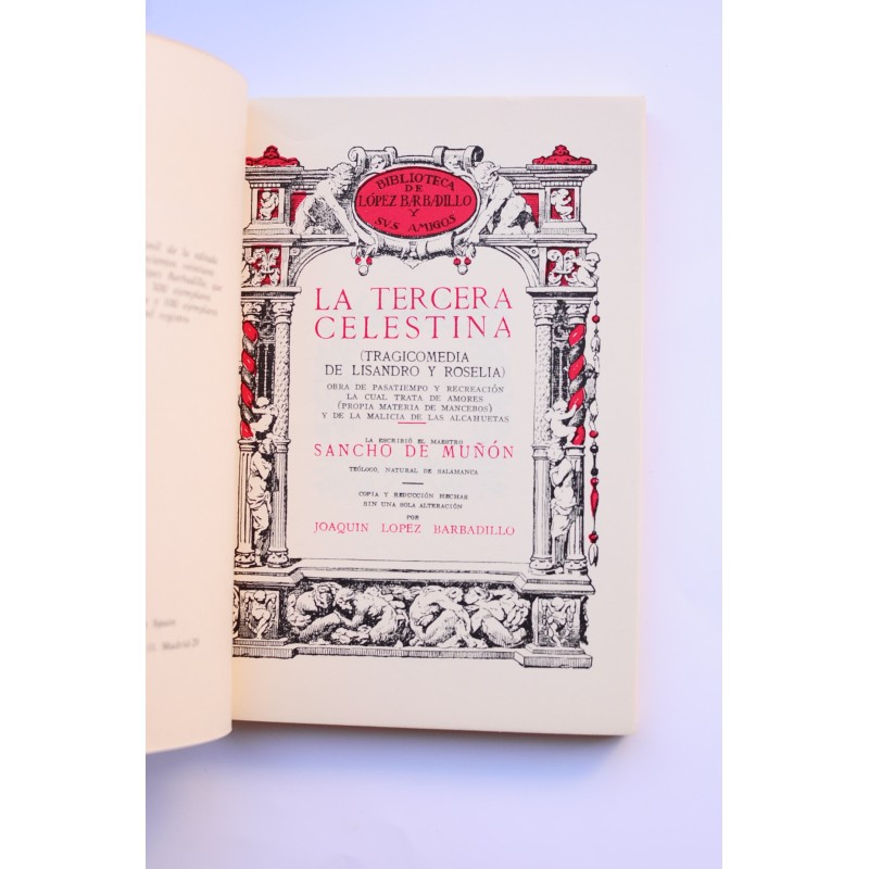 La tercera Celestina: tragicomedia de Lisandro...