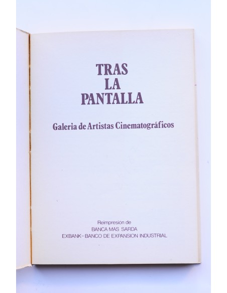 Tras la pantalla : galería de artistas cinematográficos (facsimil de 6 cuadernos, de 1920 y 1921)