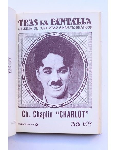 Tras la pantalla : galería de artistas cinematográficos (facsimil de 6 cuadernos, de 1920 y 1921)