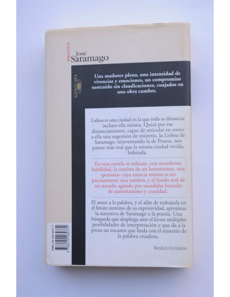 El año de la muerte de Ricardo Reis