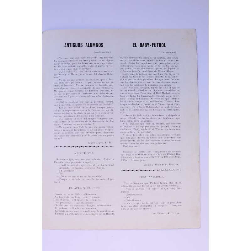 Brisas Alfonsinas, nº 6, Mayo 1958