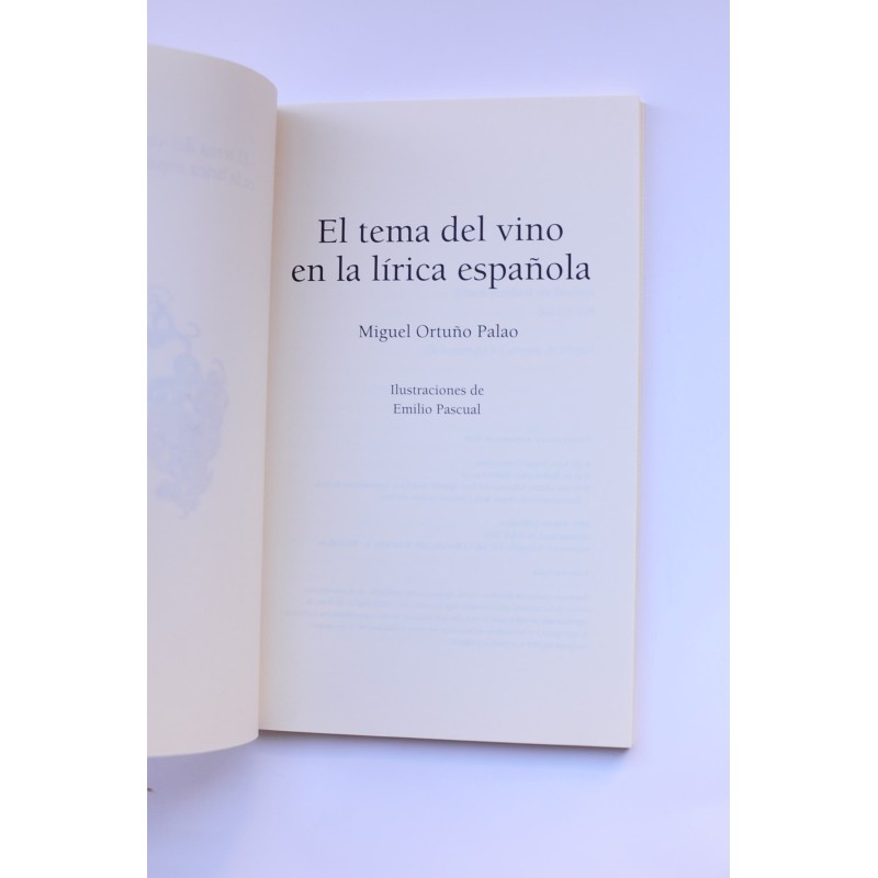 El tema del vino en la lírica española