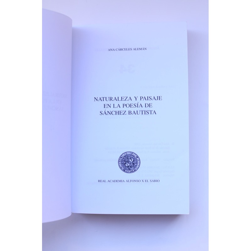 Naturaleza y paisaje en la poesía de Sánchez...