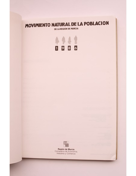 Movimiento natural de la población de la Región de Murcia 1986