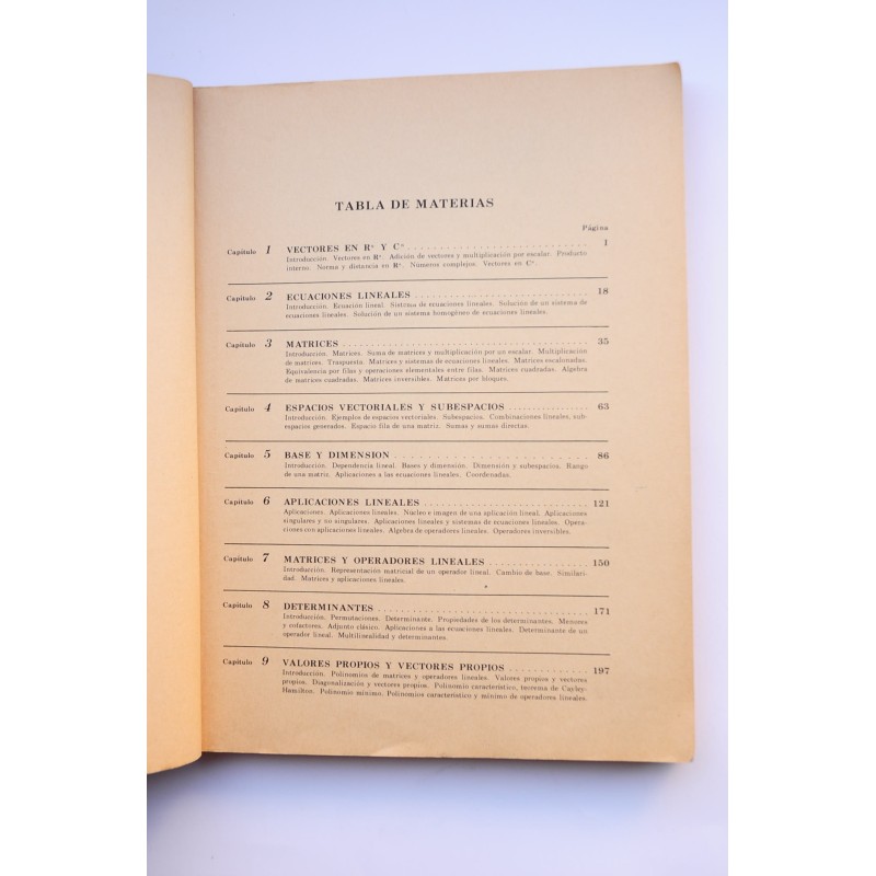 Teoría y problemas de álgebra lineal