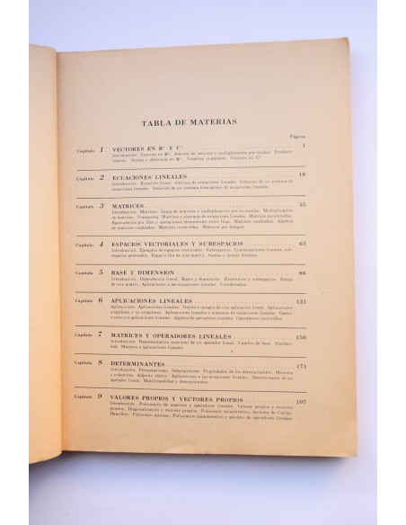 Teoría y problemas de álgebra lineal
