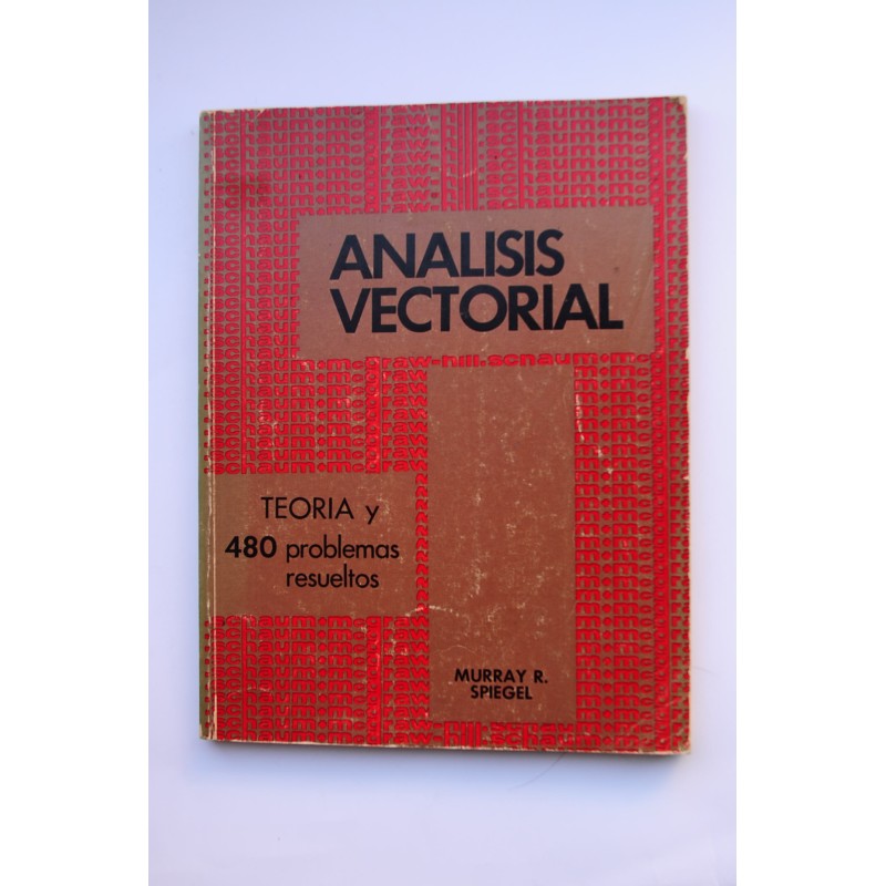 Teoría y problemas de Análisis vectorial