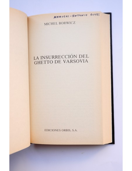 La insurrección del ghetto de Varsovia