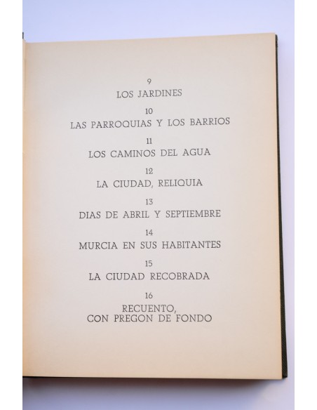 Murcia, andanza y mudanza