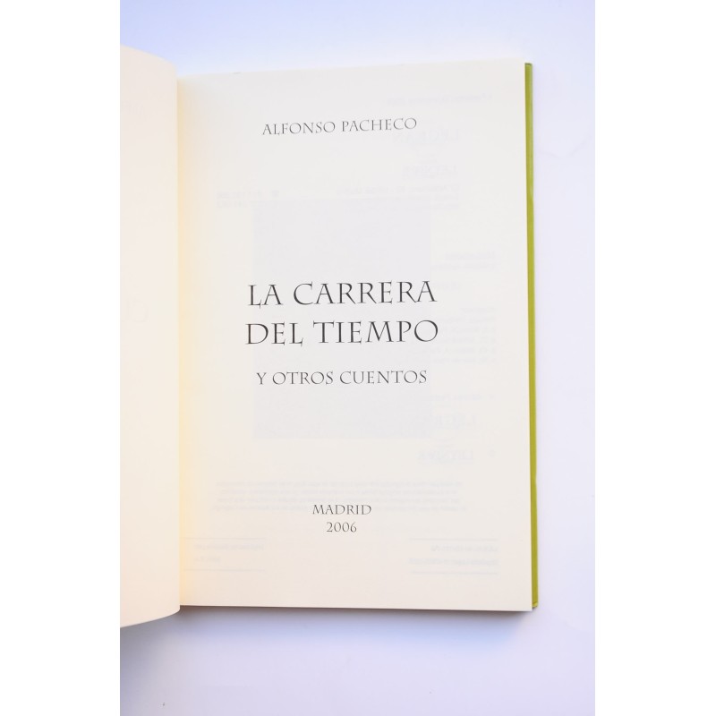La carrera del tiempo y otros cuentos