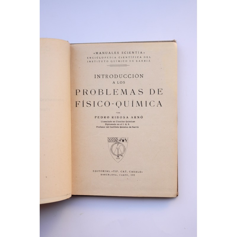 Introducción a los problemas de Físico - Química