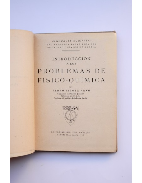 Introducción a los problemas de Físico - Química