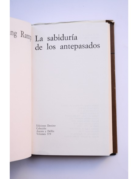 La sabiduría de los antepasados