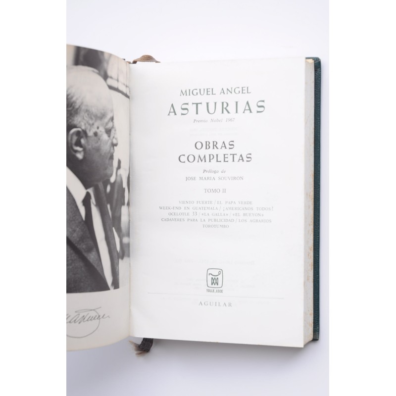 Miguel Ángel Asturias. Obras completas. Tomo II.