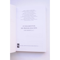 Fundamentos de programación. Con Modula-2 2