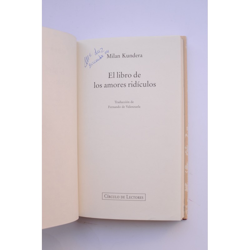 El libro de los amores ridículos