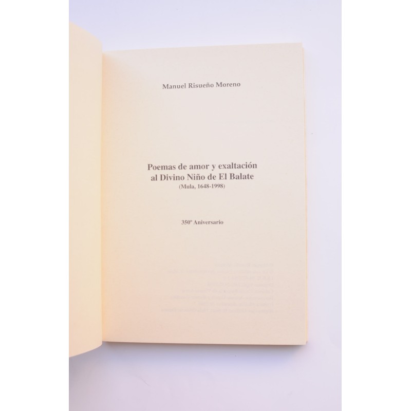 Poemas de amor y exaltación al Divino Niño de...