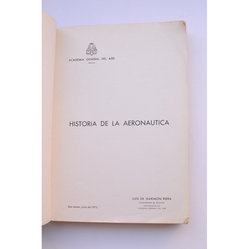 Historia de la Aeronáutica