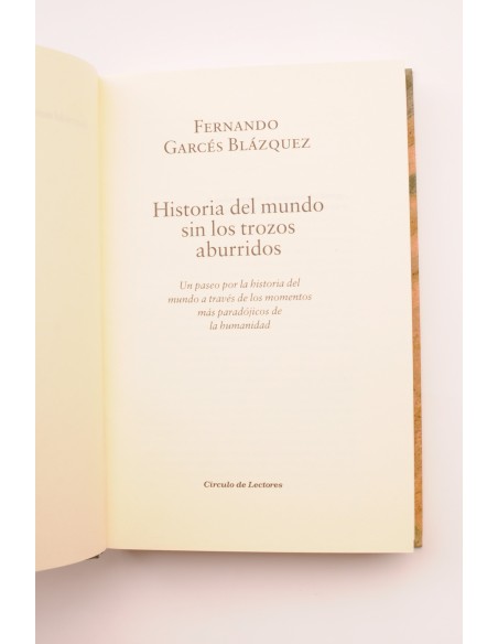 Historia del mundo sin los trozos aburridos