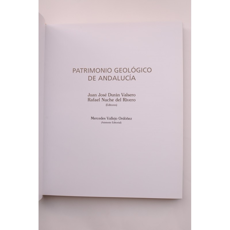 Patrimonio geológico de Andalucía