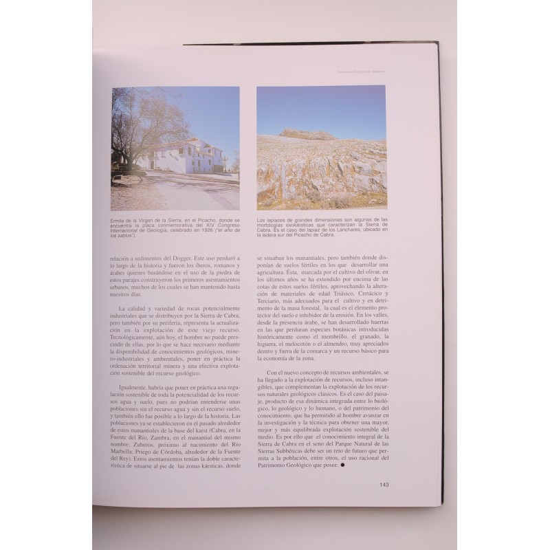Patrimonio geológico de Andalucía