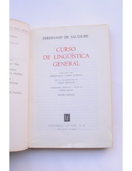 Curso de lingüística general