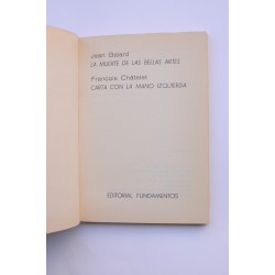 La muerte de las Bellas Artes --- Cartas con la mano... 2
