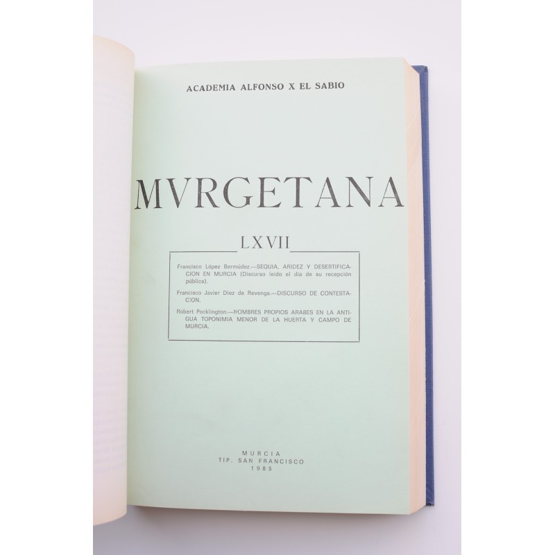 Murgetana. Del n º LXVI (1984) al LXX (1986)