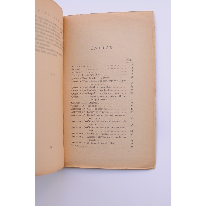 Manual de ebanistería y tapicería