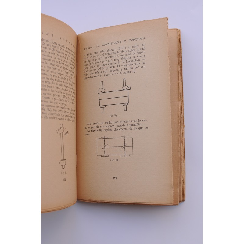 Manual de ebanistería y tapicería