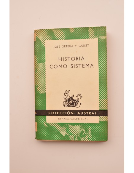 Historia como sistema