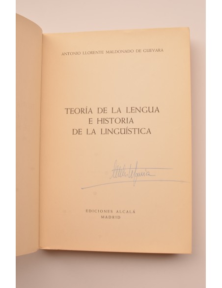Teoría de la lengua e historia de la lingüística
